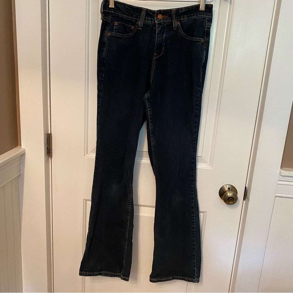 SIGNATURE By LEVI STRAUSS AT WAIST BOOTCUT MEDIUM WASH BLUE DENIM 5 POCKET Sz 4